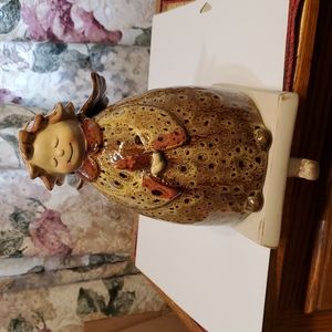 Fabulous ceramic Angel stocking holder.